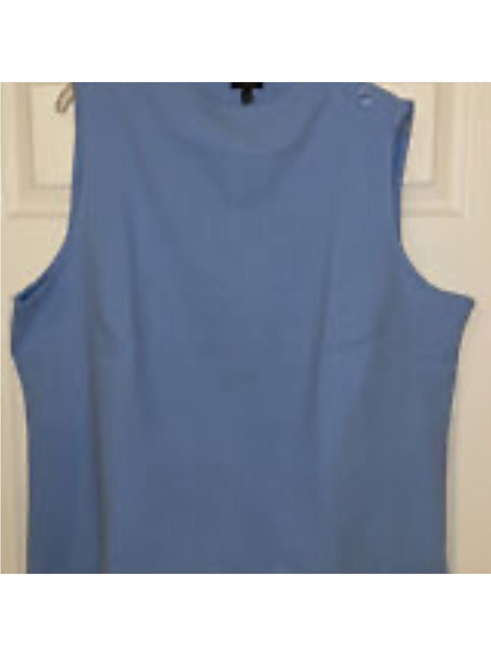 Talbots Light Blue Sleeveless Tank Top Size 2X - Picture 2 of 14